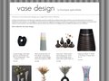 Aperçu du site Vase design
