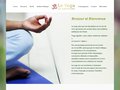 Aperçu du site Le yoga à Grenoble avec Audrey Perroudon