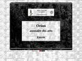 Détails : Orion annuaire des arts