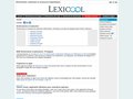 Détails : Dictionnaires en ligne et ressources linguistiques - lexicool.com