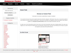 Aperçu du site Annuaire-panda.fr