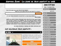 Aperçu du site Gaming.zone.online.fr