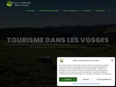Aperçu du site Vosges-tourisme.net