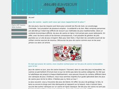 Aperçu du site Annuaire-jeux-videos.fr
