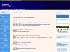 Aperçu du site Bordeaux-communiques.com