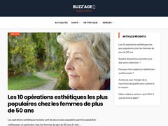Aperçu du site Buzzage.fr