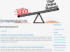 Aperçu du site Entrepriseseo.fr