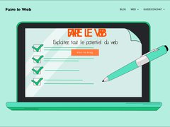 Aperçu du site Faire-le-web.fr