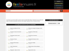 Aperçu du site Fasilannuaire.fr