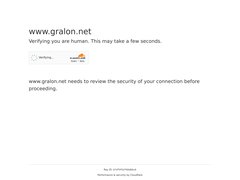 Aperçu du site Gralon.net