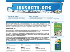 Aperçu du site Jeucarte.org