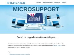 Aperçu du site Microsupport.fr