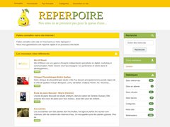 Aperçu du site Reperpoire.com
