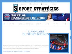Aperçu du site Sportstrategies.com