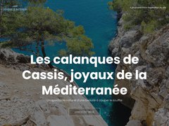 Les Calanques de Cassis à  Marseille