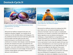 Code promo Destock Cycle
