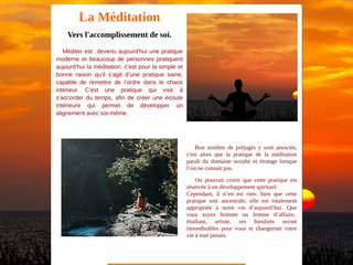 La Meditation Vers laccomplissement de soi