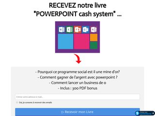 Powerpoint cash system