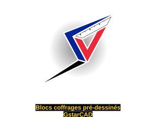 Blocs coffrages pré-dessinés GstarCAD