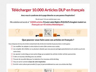 Télécharger 10.000 Articles DLP en Français