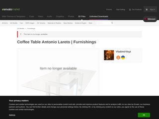 Coffee Table Antonio Lareto Furnishings