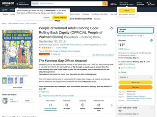 People of Walmart.com Adult Coloring Book