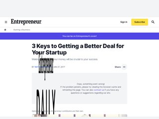3 Keys to Getting a Better Deal for Your Startup