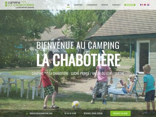 Camping La Chabotière 3 étoiles à Luché-Pringé