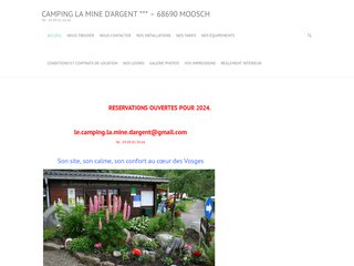 Camping La Mine D’Argent 3 étoiles à Moosch