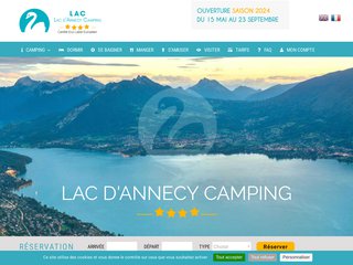 Camping International Du Lac D’Annecy 4 étoiles à Saint Joroz