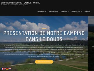 Camping Du Lac 3 étoiles à Labergement-Sainte-Marie