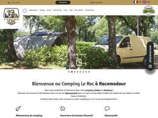 Camping Caravaning Le Roc 3 étoiles à Rocamadour