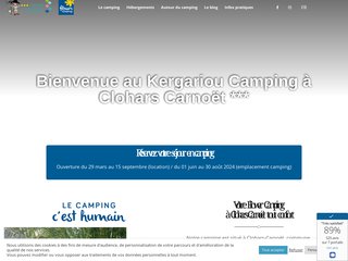 Camping Le Kergariou 3 étoiles à Clohars Carnoet