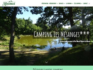 Camping Les Mésanges 3 étoiles à Montsauche-Les-Settons