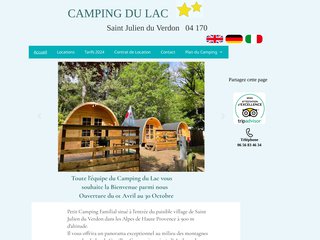 Camping Du Lac 2 étoiles à Preigney