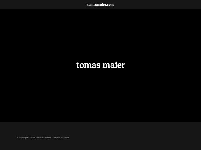 Tomas Maier