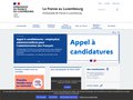 screenshot http://www.ambafrance-lu.org Ambassade de france à luxembourg