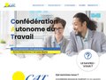 screenshot http://www.c-a-t.fr Confédération autonome du travail c.a.t