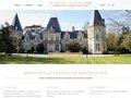 screenshot http://www.chateau-boisdelanoe.com Chateau du bois de la noë
