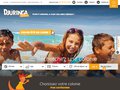 screenshot http://www.djuringa.fr Colonies et vacances enfants et ados avec djuringa