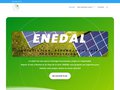 screenshot http://www.enedal.fr/ Installateur énergies renouvelables - enedal