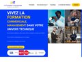 screenshot http://www.laformationcommerciale.fr/ La formation commerciale