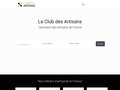 screenshot http://www.leclubdesartisans.fr Annuaire artisan loire atlantique
