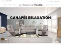 screenshot http://www.lemagasindumeuble.com/ Le magasin du meuble