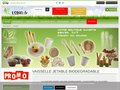 screenshot http://www.lsbio.fr Lsbio - la vaisselle biodégradable écologique