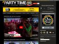 screenshot http://www.partytime.fr Partytime.fr - site officiel du party time crew