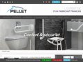screenshot http://www.pellet-asc.fr Accessoire sanitaire pour professionnel pellet-asc