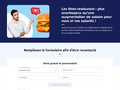 screenshot http://www.ticketrestaurant.fr Ticket restaurant, la solution repas des salariés