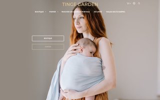 Tinge Garden, pour porter bébé
