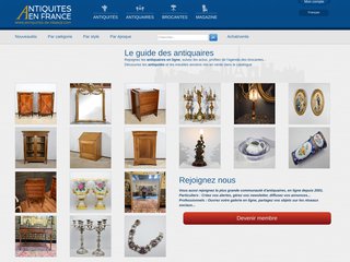 screenshot http://www.antiquites-en-france.com 